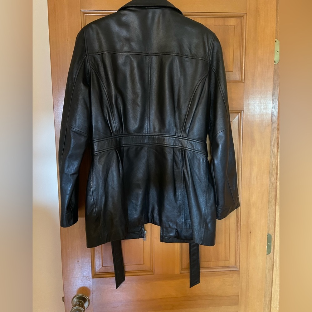90s leather jacket - Picture 2 of 3